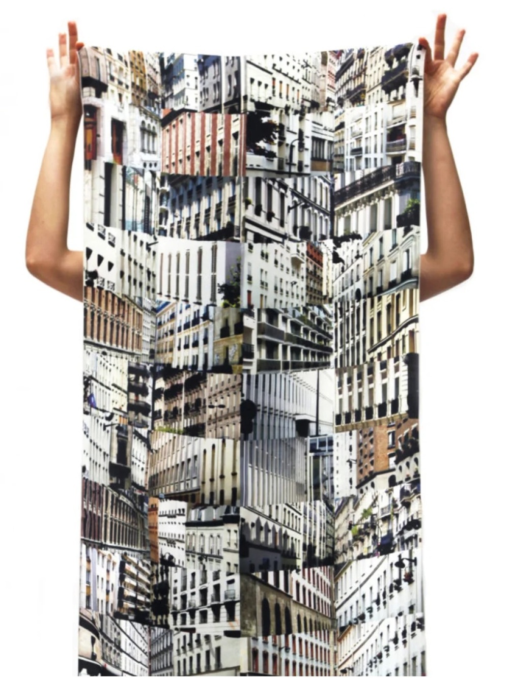 SIMO NERI PARIS 2011 silk scarf Paris perspective only 25 made